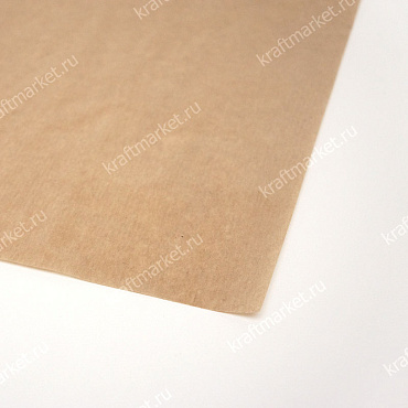 Крафт бумага в листах 41,5х30 ламинированная (70гр/м+п/э 15мкн.)-