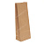 Пакет фасовочный 33,0х10,0х7,0 из коричневой крафт бумаги